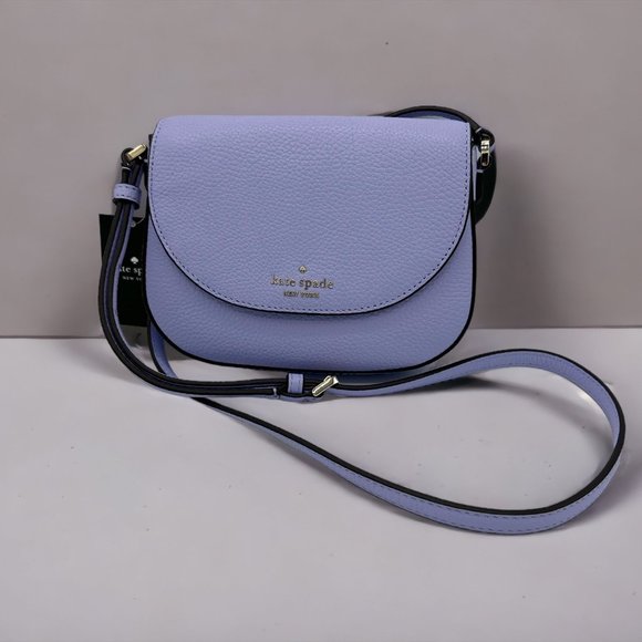 kate spade Handbags - NWT Kate Spade Leila Mini Flap Crossbody - Viola Flower